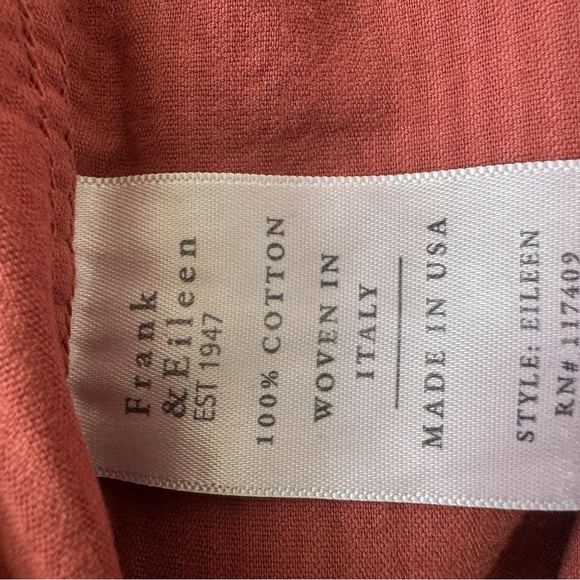 FRANK & EILEEN eileen relaxed fit Cord Shirt in spice XL - Picture 12 of 12